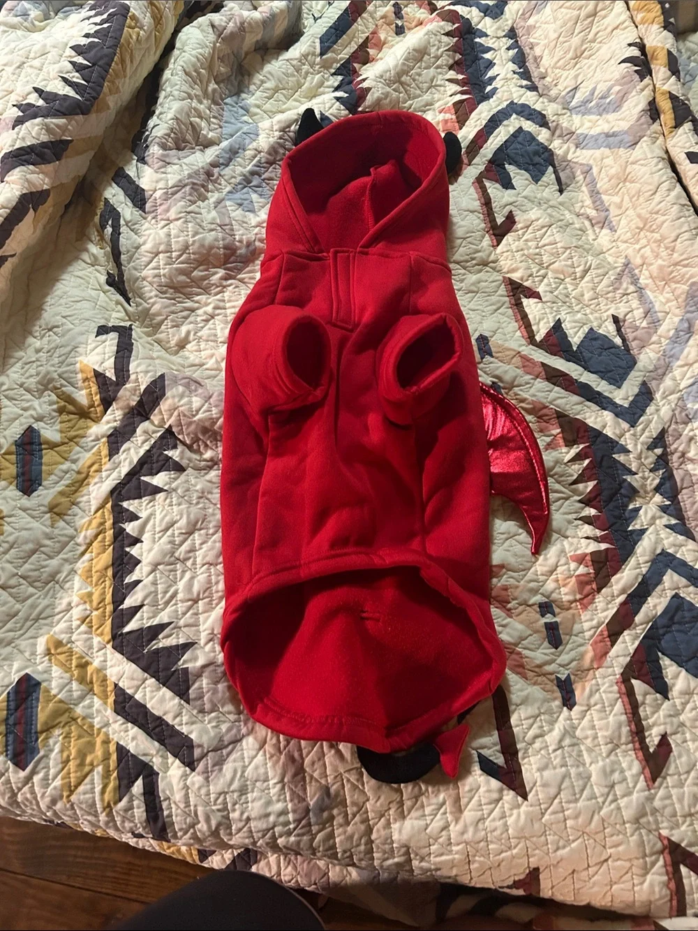 Red Dog Devil Costume with Wings